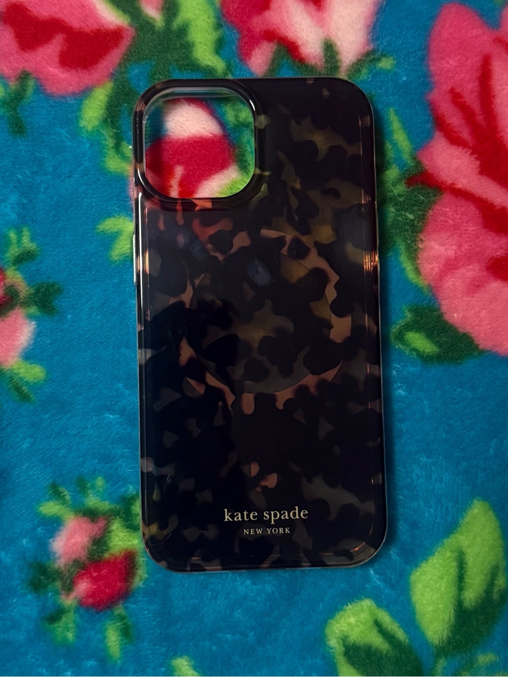 kate spade Dark Tortoiseshell Magsafe iPhone 13/14/15 Case